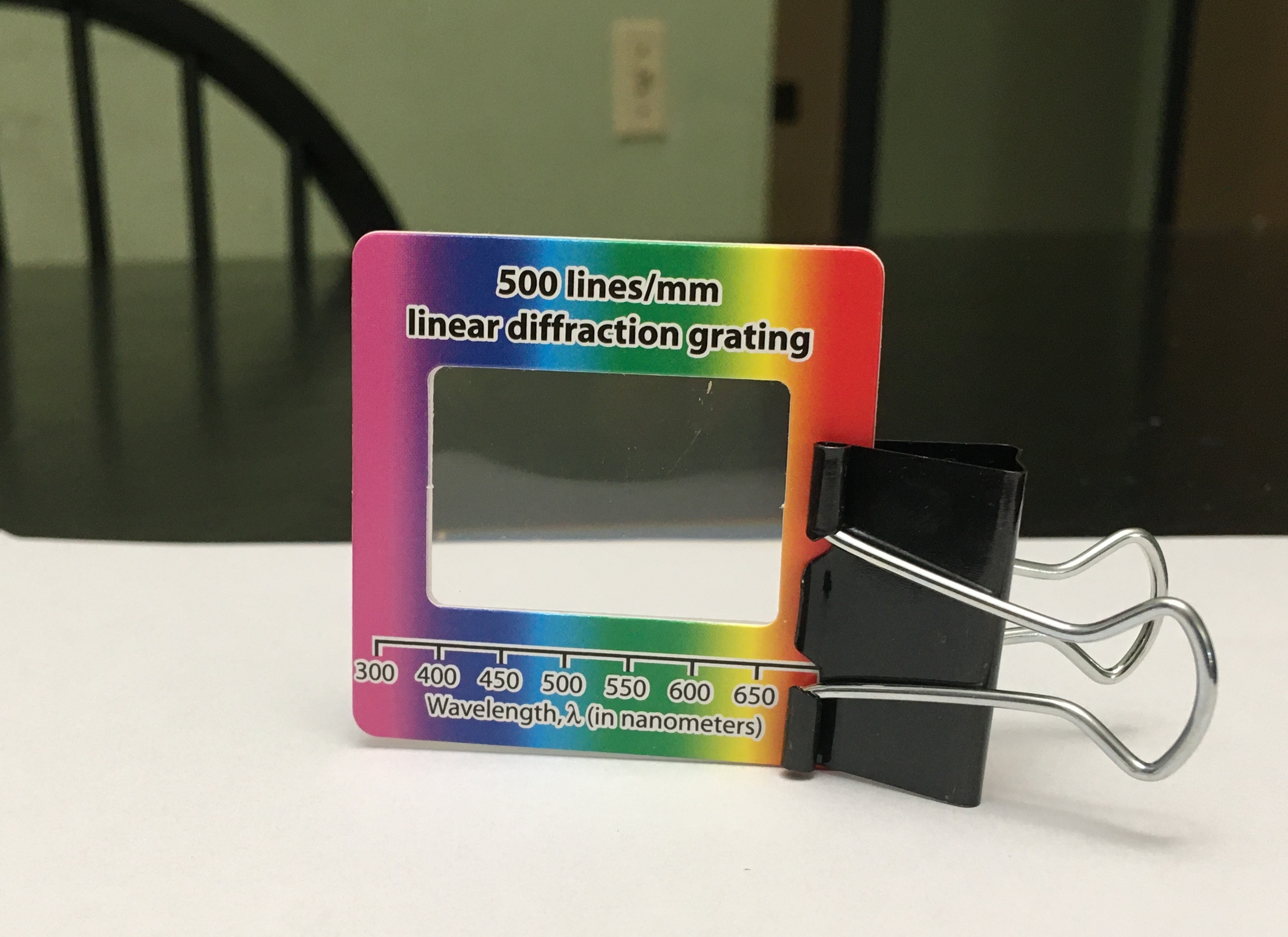 Mounting your diffraction grating